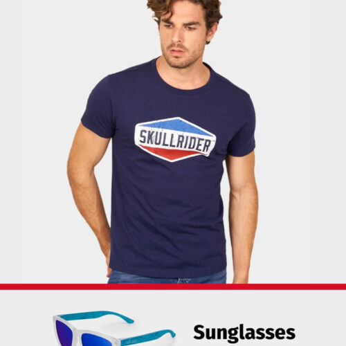 PACK: Gasoile T-shirt dark blue + Bora Bora Sunglasses
