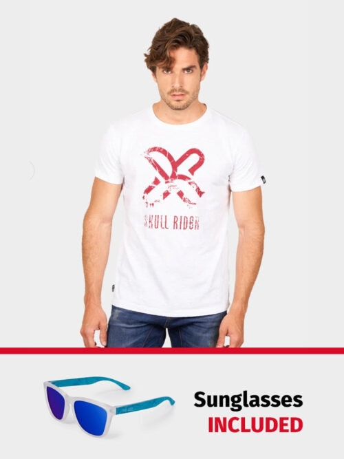 PACK: Camiseta Rider blanca + Gafas de sol Bora Bora