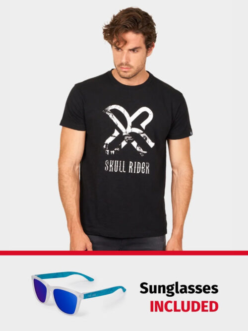 PACK: Camiseta Rider negra + Gafas de sol Bora Bora