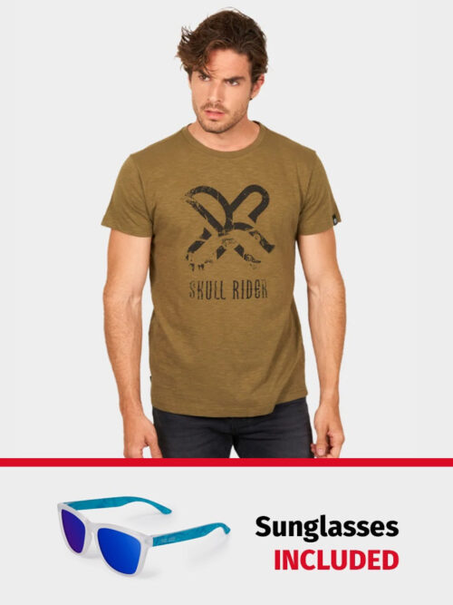 PACK: Rider T-shirt khaki + Bora Bora Sunglasses