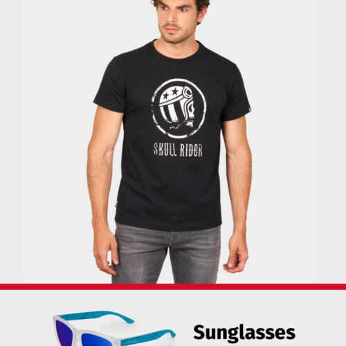 PACK: Vintage Skull T-shirt black + Bora Bora Sunglasses