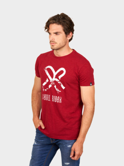 Rider T-shirt Burdeos 4