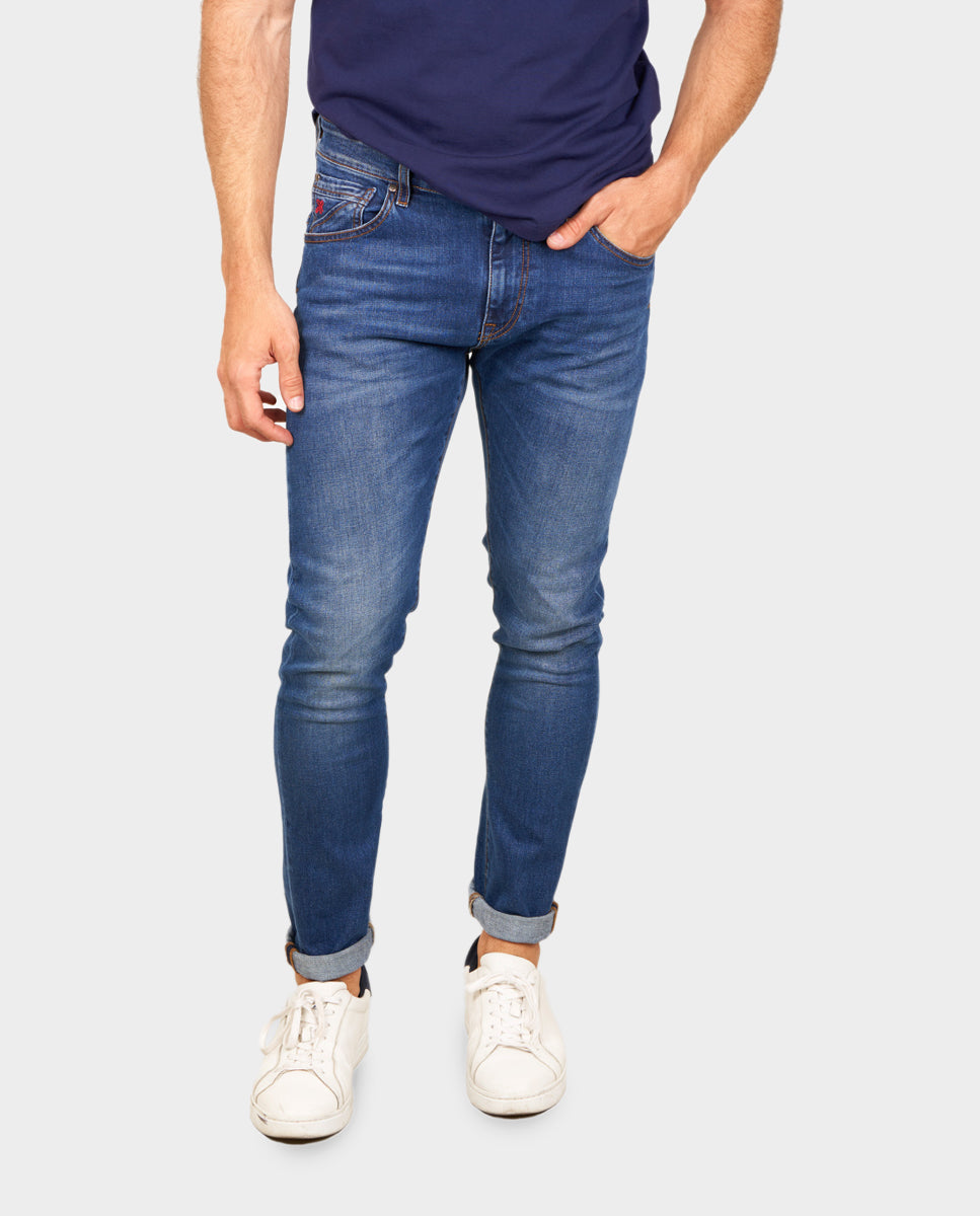 D-SRIDER skinny jeans denim blue