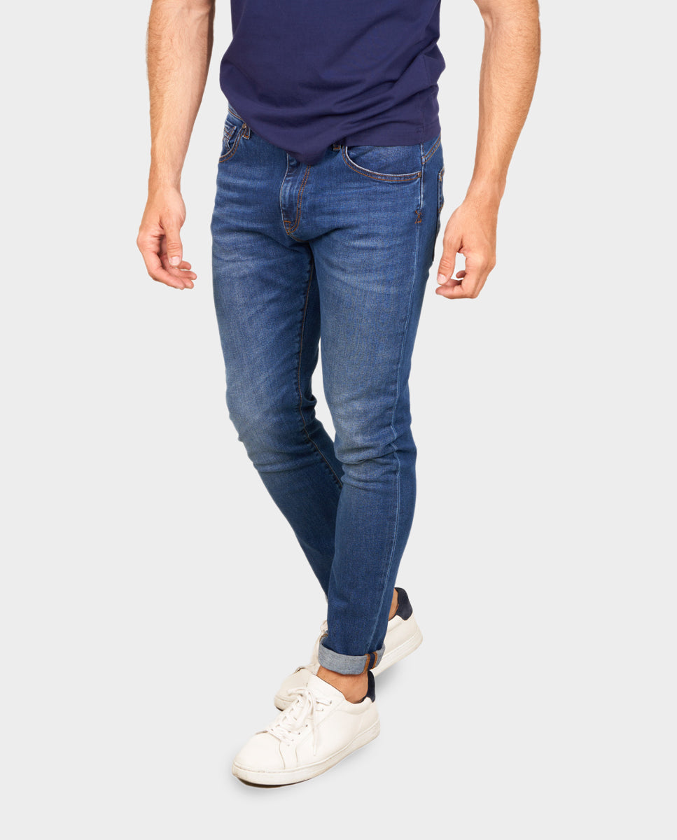 D-SRIDER skinny jeans denim blue 2