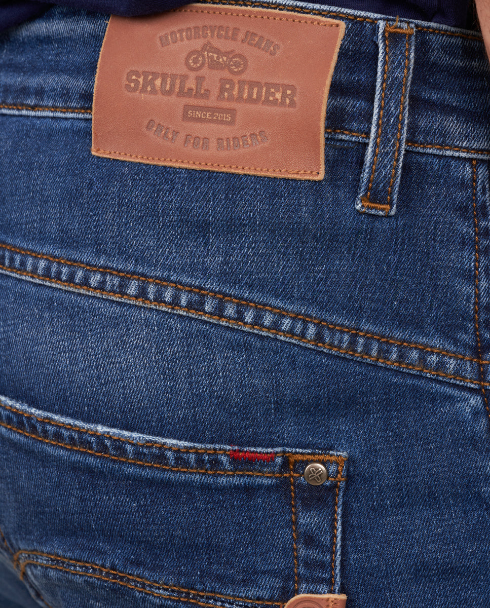 PACK: D-SRIDER skinny jeans denim blue + FREE World Champion Sunglasses 6