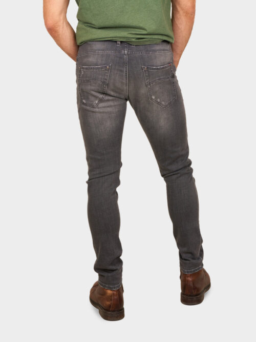 D-SRIDER used skinny jeans grey 1
