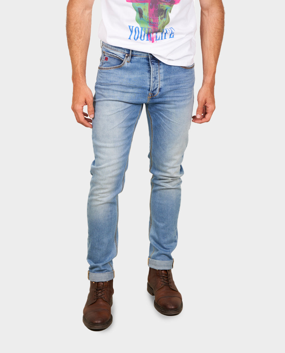 D-SRIDER slim fit jeans light blue