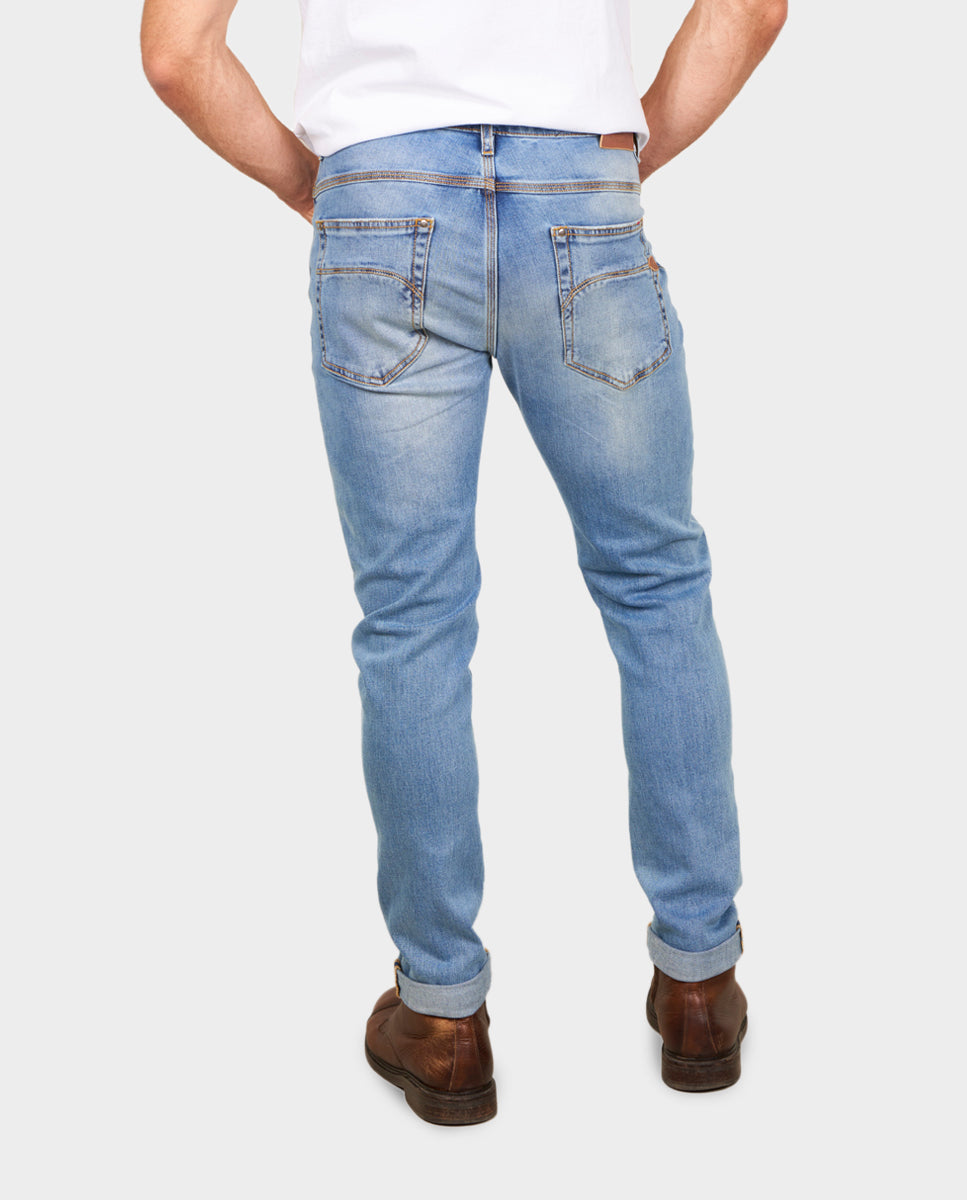 D-SRIDER slim fit jeans light blue 1