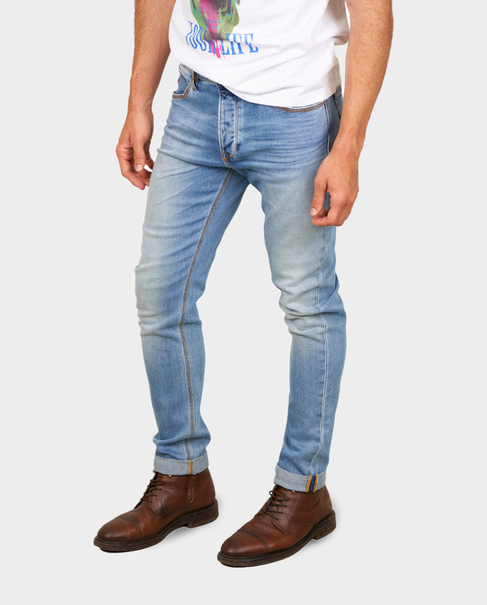 D-SRIDER slim fit jeans light blue 2