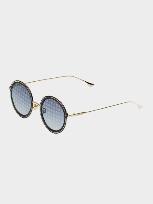 Smooth Gold Woman Sunglasses